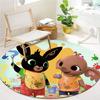 Bing Round Area Rug,Carpet Rug for Living Room Bedroom Sofa Playroom Decor,Non-slip Floor Mat