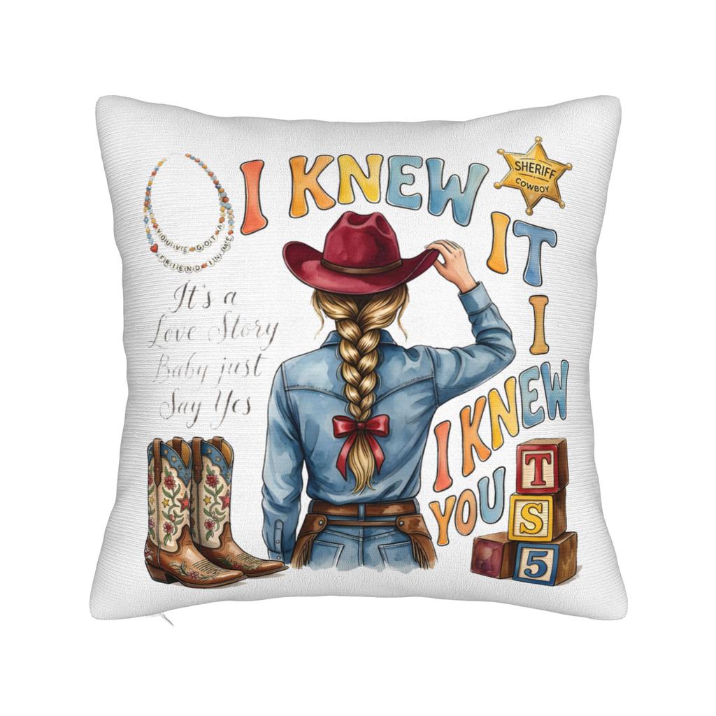 I Knew It I Knew You Cartoon Movie Square Pillow Cases TS Cushion Covers Customized Zippered Decorative Pillowcase for Sofa