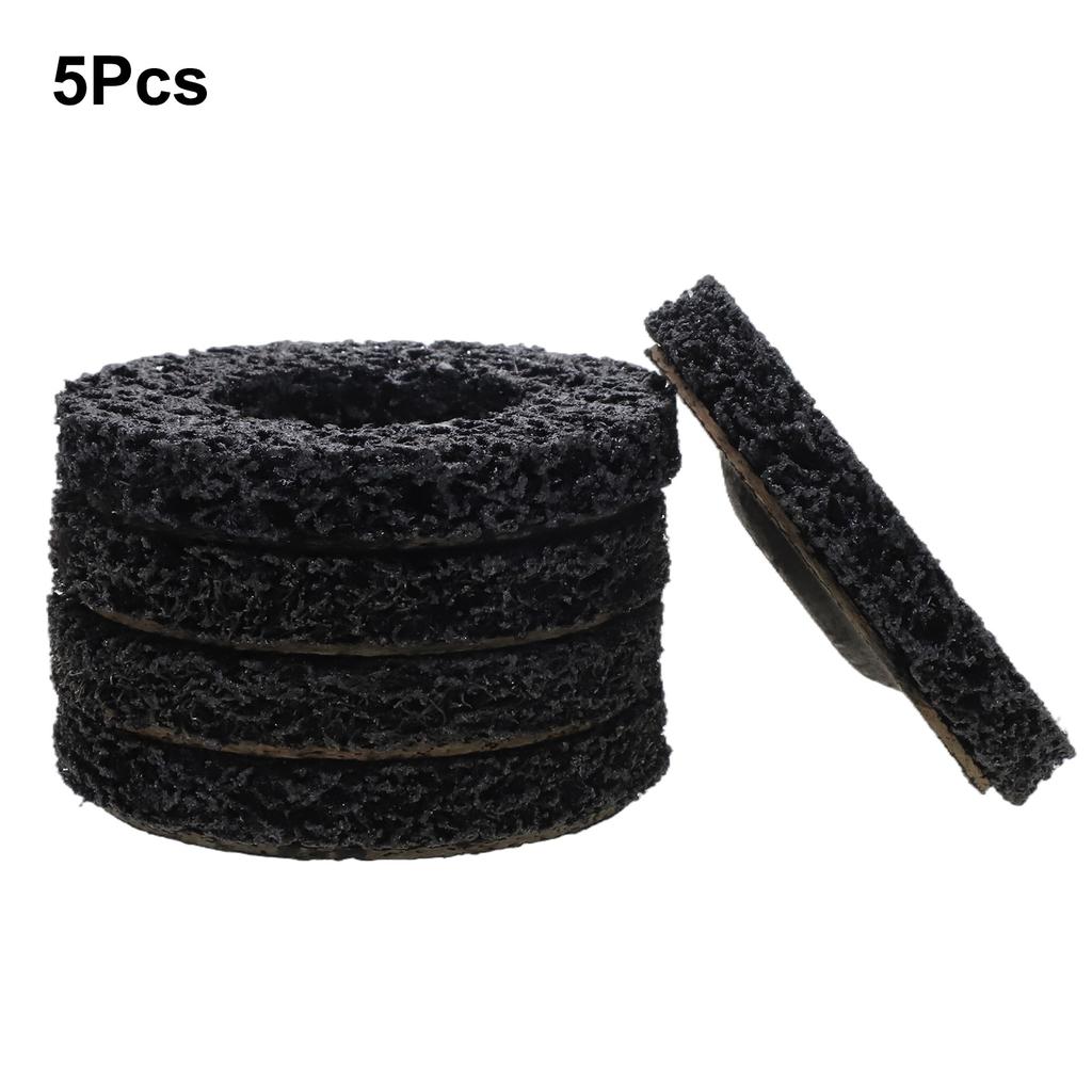 1Pc 100mm Polishing Pad Grinding Wheel Poly Strip Disc Paint Rust Removal Cleaning Tool For Angle Grinder Polisher Accessories
