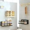Magnetic Refrigerator Spice Jar Rack Side Mounted Organizer Large Capacity Metal Kitchen Storage No Drilling Required