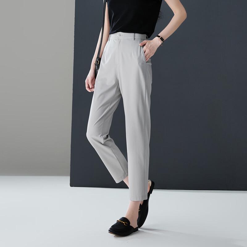 SOFSIL Women's High-Waist Ankle-Length Casual Pants
