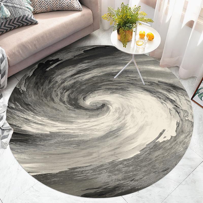 

Круглий килим для вітальні. Товсті килими для ліжок. М’які протиковзкі круглі килимки. Килимок для фарбування. diameter 60CM