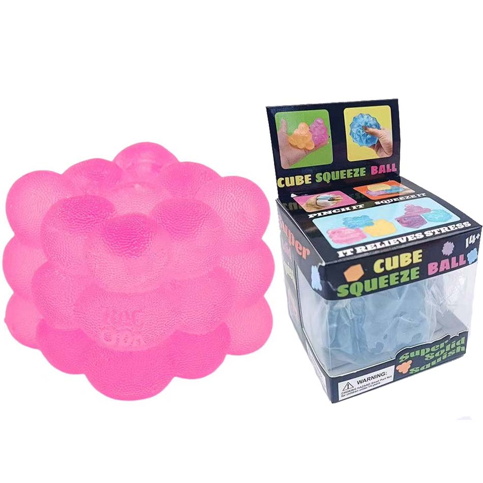 Jouets Nouveau bonbon tridimensionnel à malaxer musique adulte Soulagement du stress Sensoriel à presser Décompression Cube de simulation Cadeau de fête