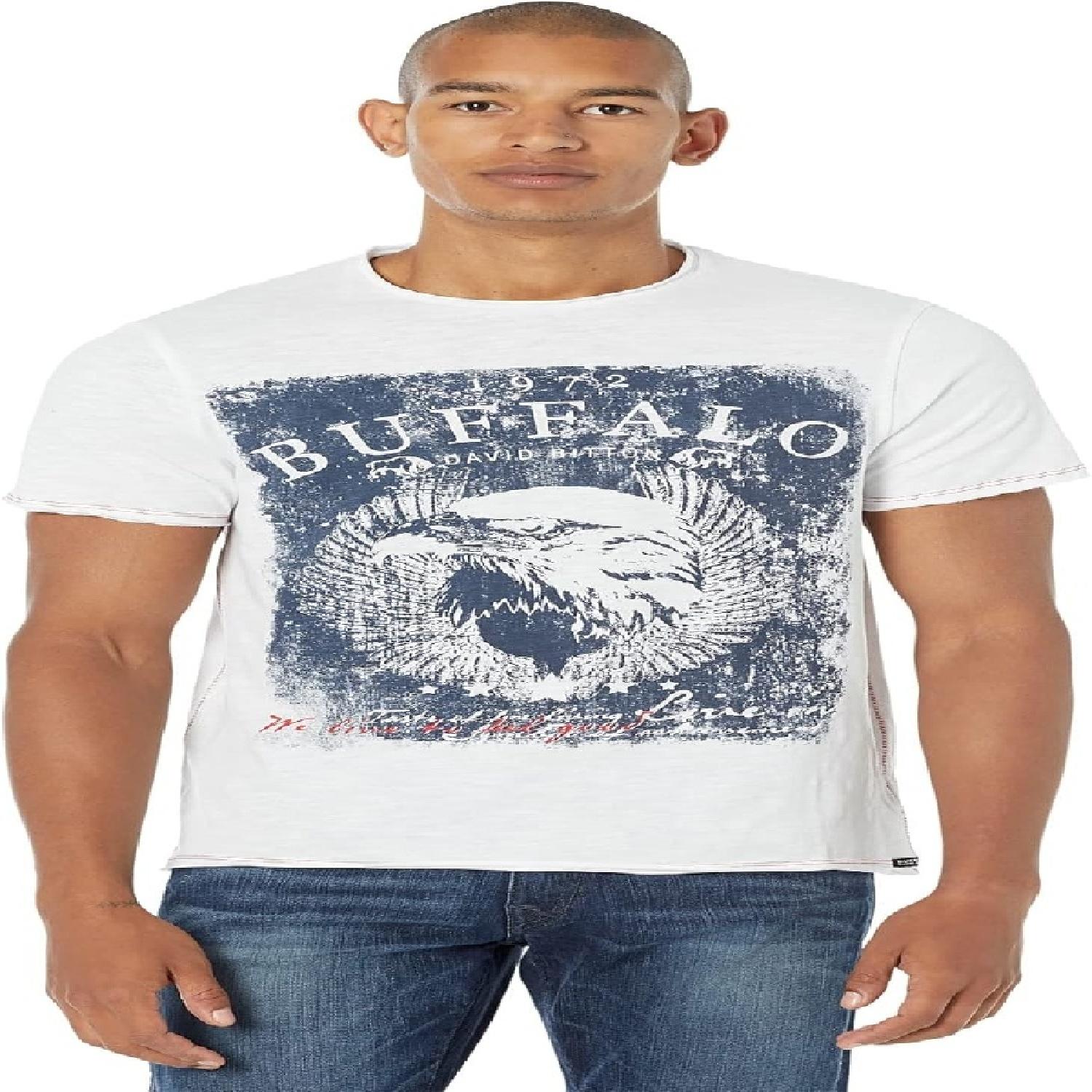 

Buffalo David Bitton Men s Knit, White, XX-Large XXXXXL білий