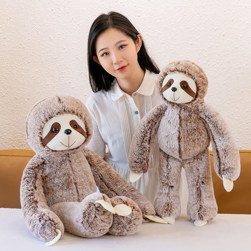 New Stuffed Toy Simulation Doll of Sloth Children Accompany Gift Sleeping Pillow Children Toy