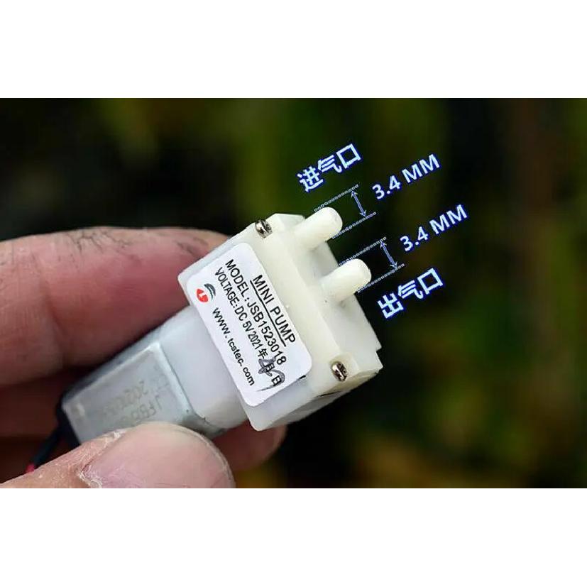 TCS JSB Micro 030 Motor Diaphragm Pump DC 3V-6V 5V Mini Water Pump Negative Pressure Vacuum Mute Pump Small Air Water Pump