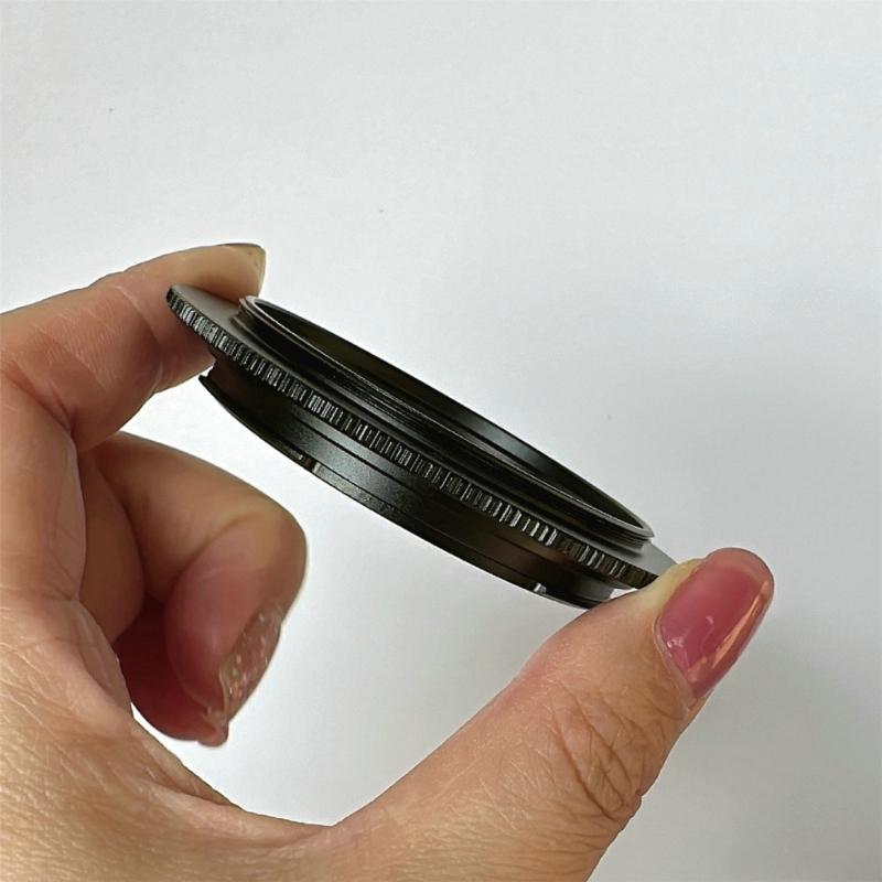 Metall-Objektivadapter, Objektivumkehr für Kameras, Objektivumkehradapter, Objektivfassungskonverter, 49 mm / 52 mm / 58 mm Durchmesser
