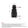 Quick Disconnect Quick Disconnect Adapter AN-6 Male Push Fuel Adapter  Automotive Use
