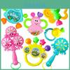 Set Rattle Newborn Baby Early Education Handbell Fancy Musical Toys 7pcs