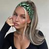 1 ks Módní dámské sportovní čelenky do vlasů Retro styl Zvířecí zebra potisk Čelenka pro každodenní život Street Dance & Výlety