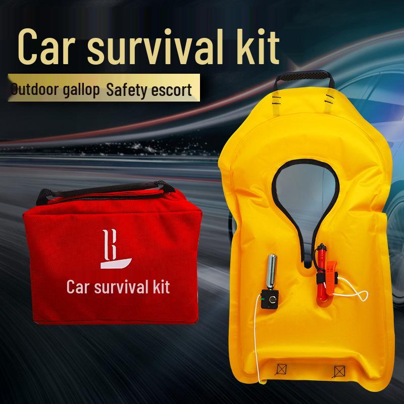 Car-Mounted Automatic Inflatable Life Vest for Adults & Children