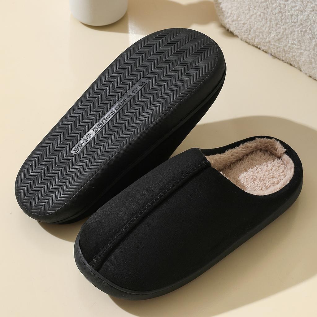 House Slippers for Women Soft Cotton Slippers Men's Autumn and Winter 2025 New Indoor Plush Slippers Women's Winter Warm