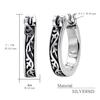 Sears 925 Sterling Silver Earrings for Men and Women, se01-0007