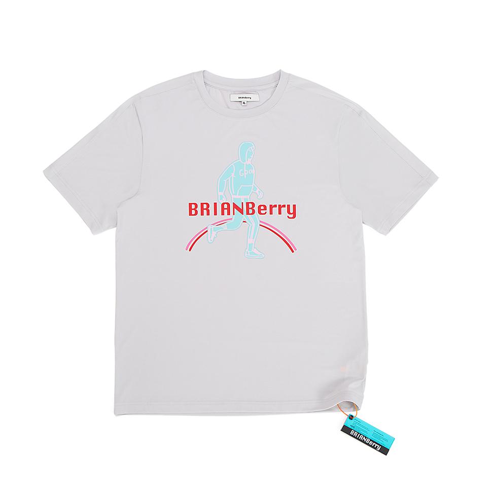 Brian Berry Big Logo Tee_L/Grey M