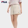 FILA Lifestyle Original Comfortable Knitted Casual Five-Point Shorts Women shorts Steam-White F51W519601F-IV