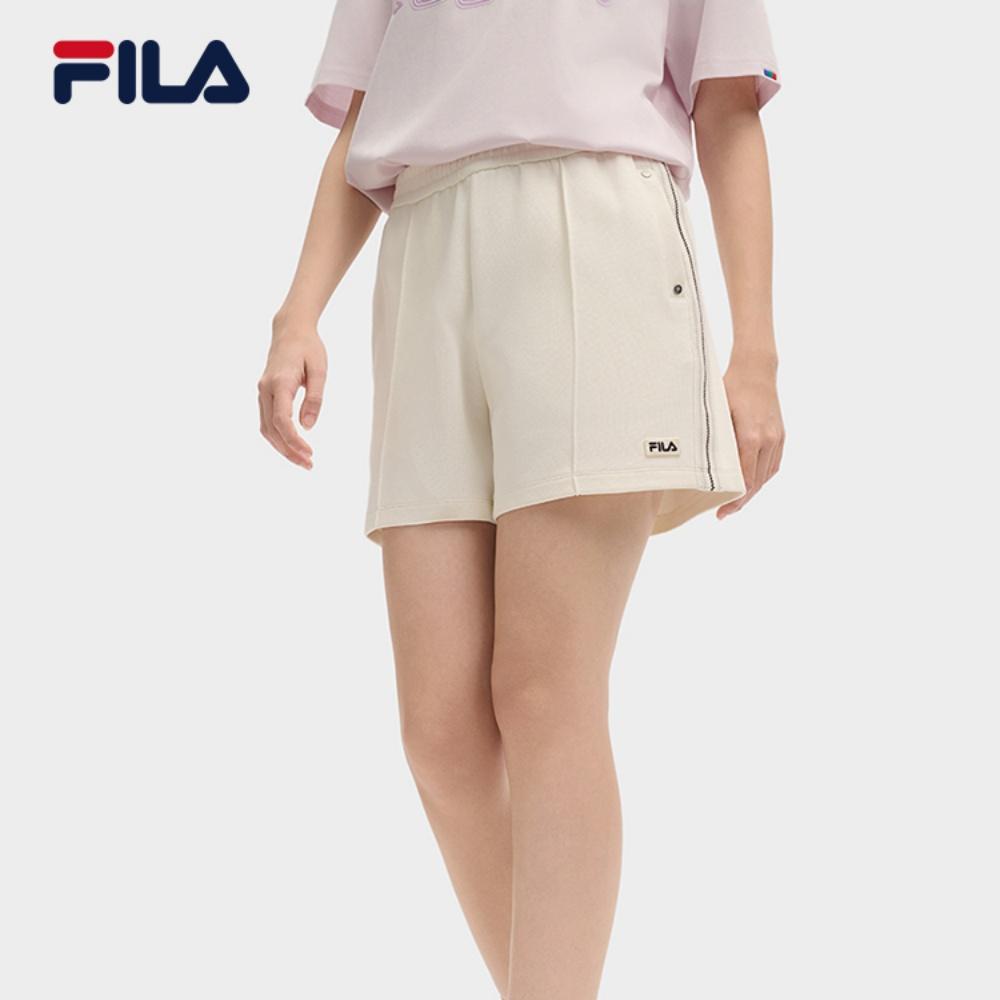 New FILA LifestyleORIGINALE Casual Shorts Women's Steam White F51W519601F-IV