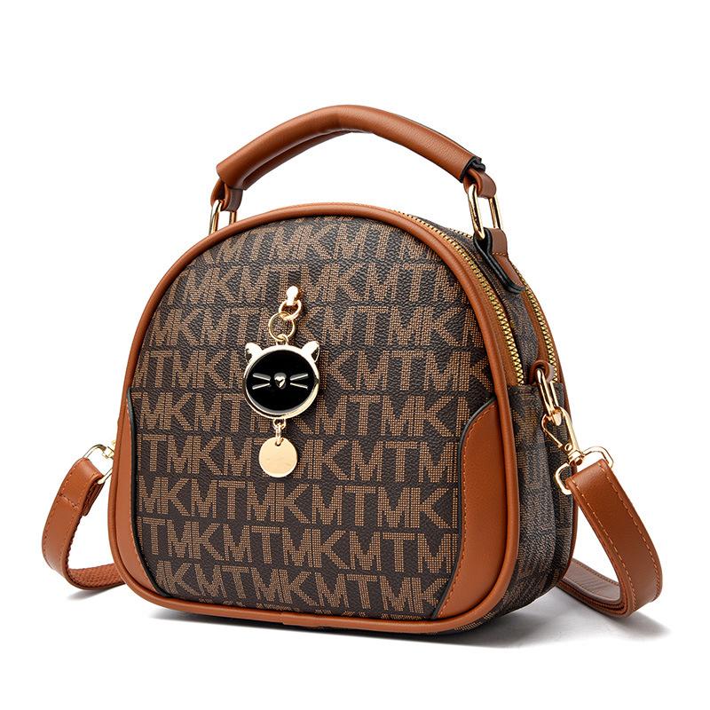 Women's bags New women's small round bags Small bags Large capacity fashion Apple versatile bags Single shoulder messenger bags Women