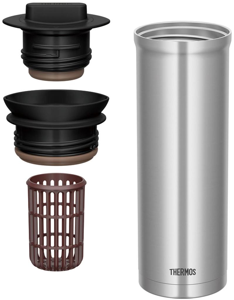 Thermos stainless steel pot with tea pack holder 1L stainless steel black SBK TTD-1000