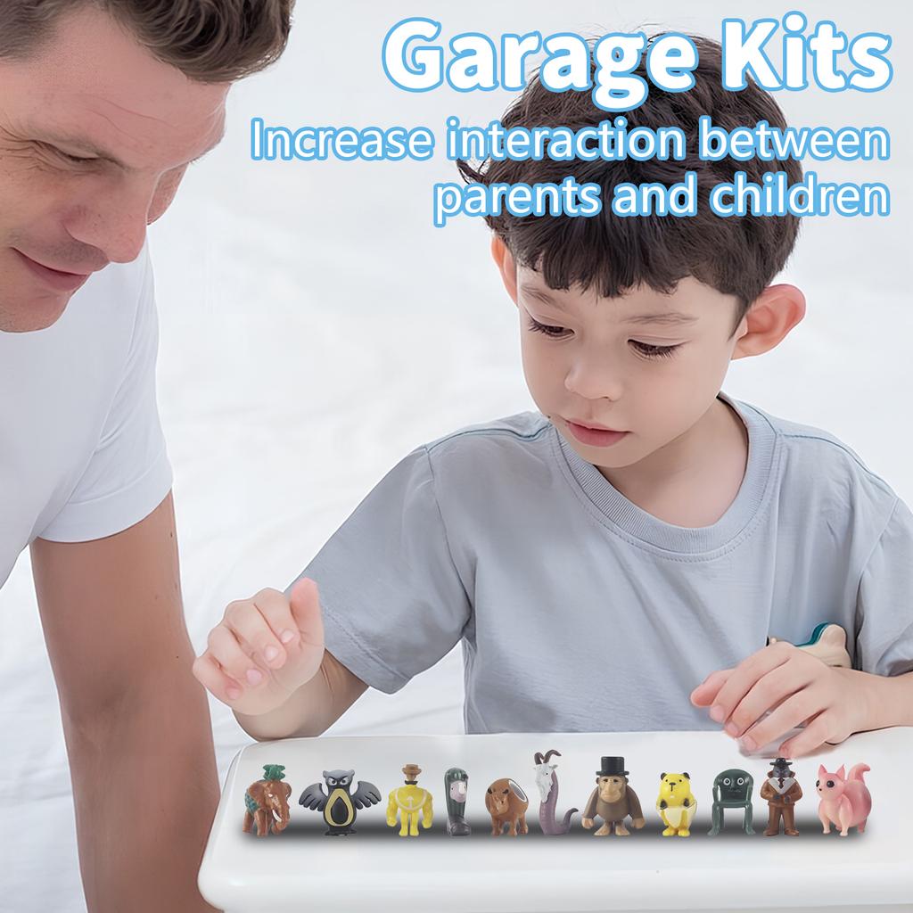 Wooden Stick Figurine Blind Boxes Cave Music Toy 24pcs