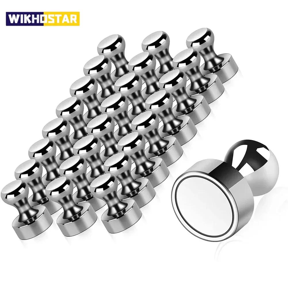 10pcs Magnetic Pins Neodymium Magnetic Thumbtacks for Whiteboard Cone Super Strong Fridge Pushpin Magnets Home Storage Tools