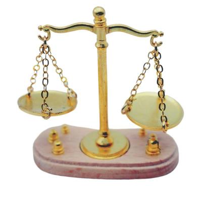 Dollhouse Vintage Balance Scale Miniatures Model Accessories Of 1:12 Doll House Decor Kids Pretend Play Toys Ornaments Gifts