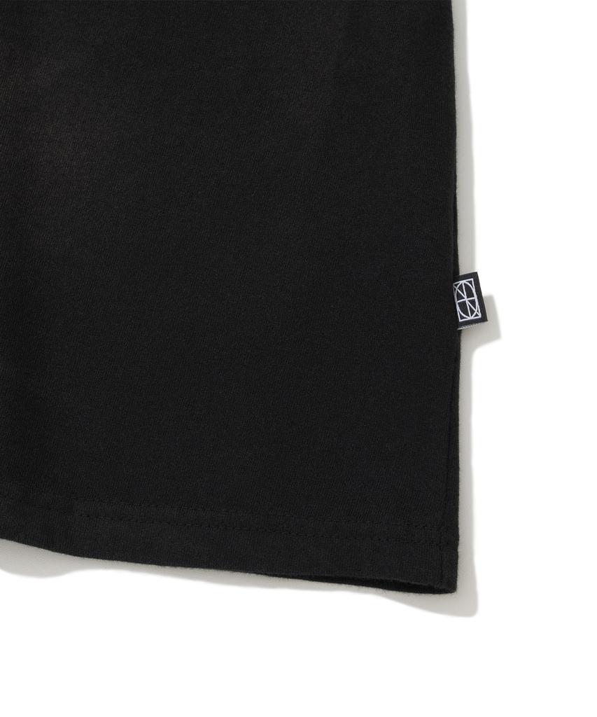 NOT4NERD Candle Residue Oil Washed Loose Cropped T-Shirts - Black