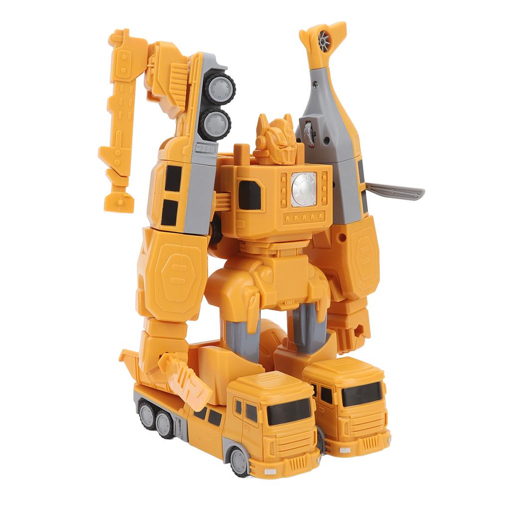 Transform Engineering Car Assembled Toy Platic Transforming Robot Car Toy for Home