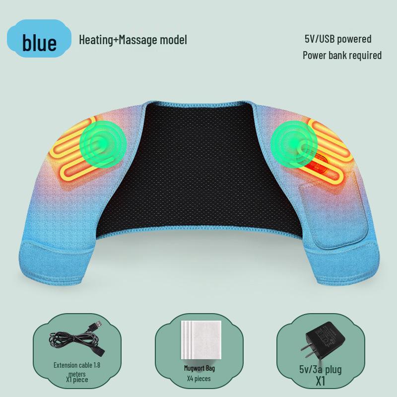 Heated Massage Shoulder and Neck Camisole for Men & Women - Warm Compress Therapy for Cold Protection