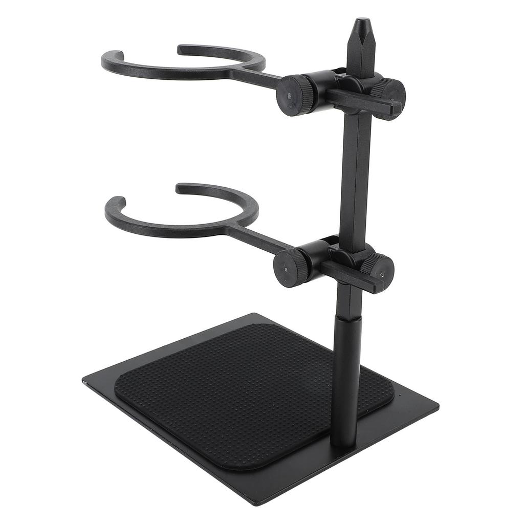 Pour Over Coffee Dripper Stand Multipurpose Double Layer Coffee Dripper Station with Glass Coffee Pot Black Coffee Cup