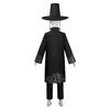 Kinder Cosplay Anzug Cospplay Kostüm Jinu Saja Robe Baby Schwarze Uniform Bühnenauftritt Halloween