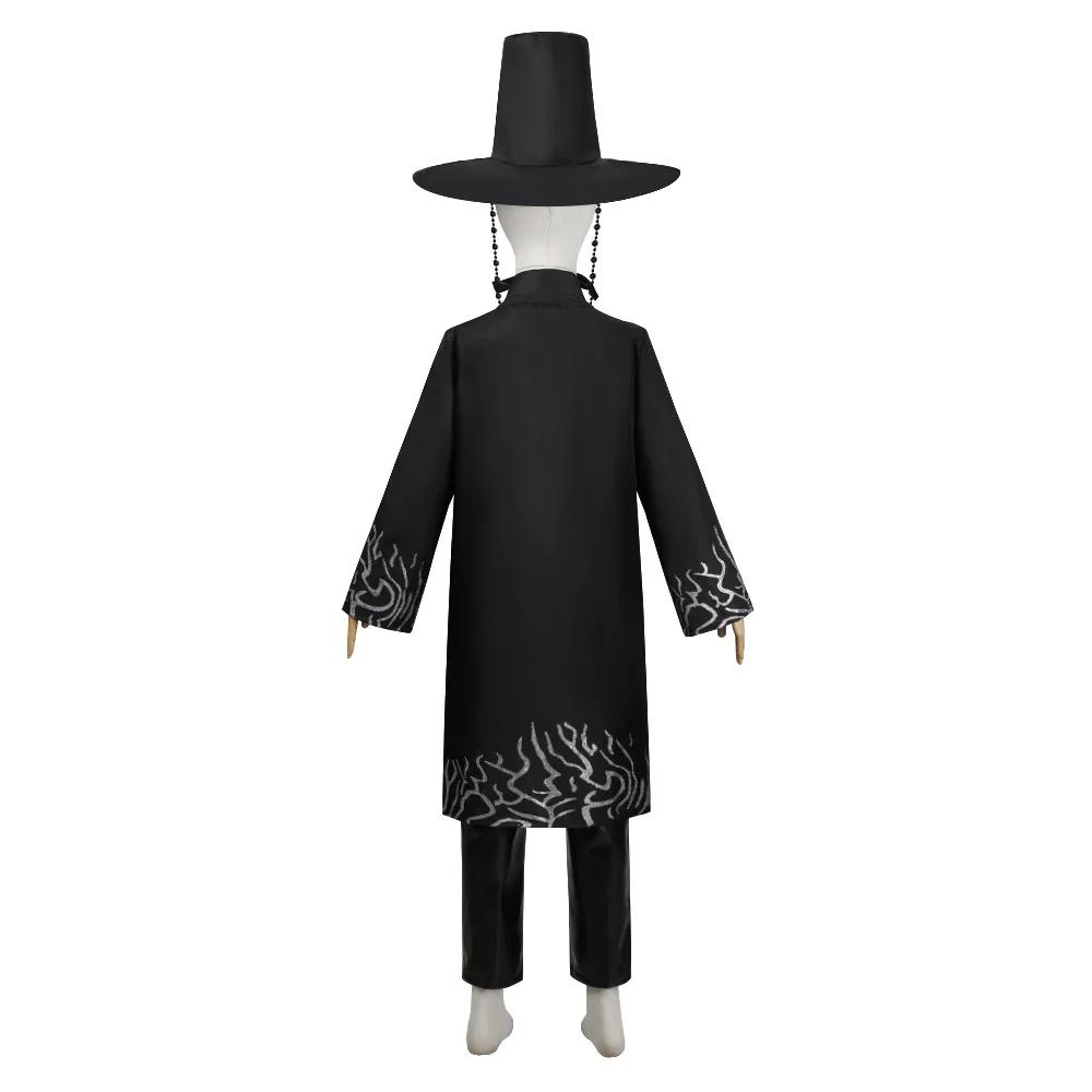 Kinder Cosplay Anzug Cospplay Kostüm Jinu Saja Robe Baby Schwarze Uniform Bühnenauftritt Halloween