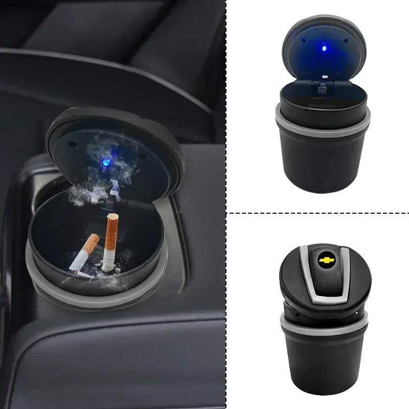 Car Ashtray Led Lights Creative Personality Covered Supplies For Chevrolet Cruze Silverado Spark Captiva Onix Regal Excelle GL8 CQ2