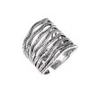 Foxanry Vintage Punk Finger Rings For Women Girl New Trendy Elegant Multilayer Geometry Handmade Birthday Party Jewelry Gifts