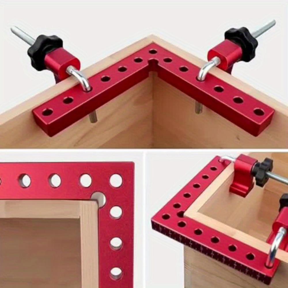 90-Degree Positioning Square Right Angle Clamp 5.5 "x 5.5" (14 X 14cm) Aluminum Alloy Carpenter Corner, Clamping Square Tool