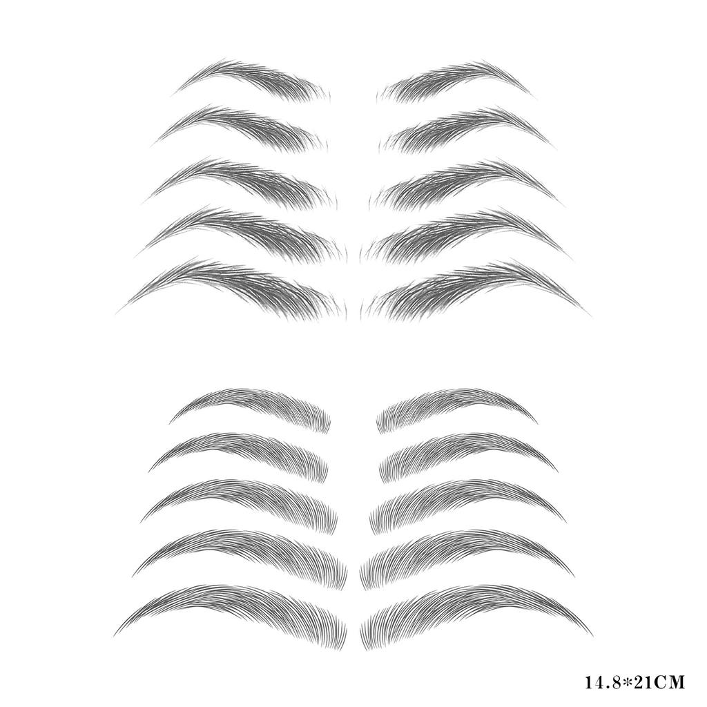 Eyelid Eyeliner Eyebrow Makeup Stickers Premium Face Party Festival Temporary Tattoo Stickers