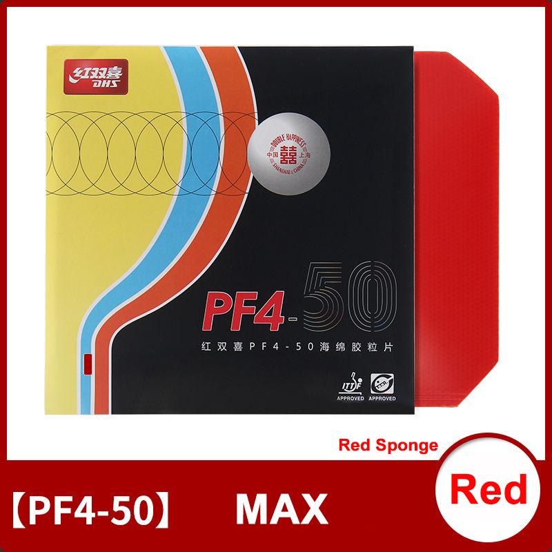 Cauciuc original nou DHS PF4-50 PF4 50 PF4 de tenis de masă cu burete elastic elastic pentru antrenament Cauciuc de masă de ping-pong