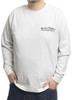 GENUINE DICKIES Men's Long Sleeve T-Shirt, Plus Size, Sleeve Logo, Back Print, Crew Neck, Gray, Size 3L (19)