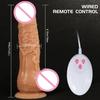 Remote Control Telescopic Rotation Dildo Vibrator for Women Masturbator Suction Cup Big Dick Female Realistic Penis Sex Toys