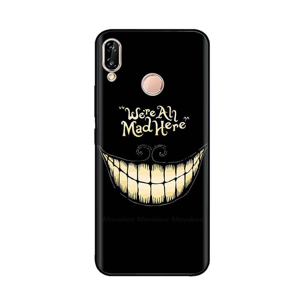 for Huawei P20 Lite Case Silicon Soft TPU Printed Phone Cover Case For Huawei P20lite P 20 Lite Bumper Case Shockproof 5.84 inch