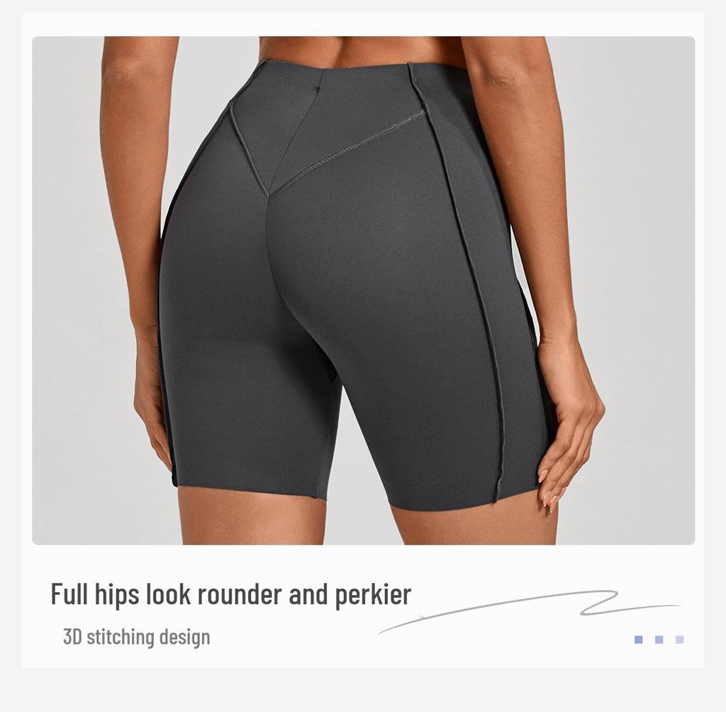 European & American 3D Patchwork Quick-Dry Yoga Set: Tight Short Sleeve & Shorts