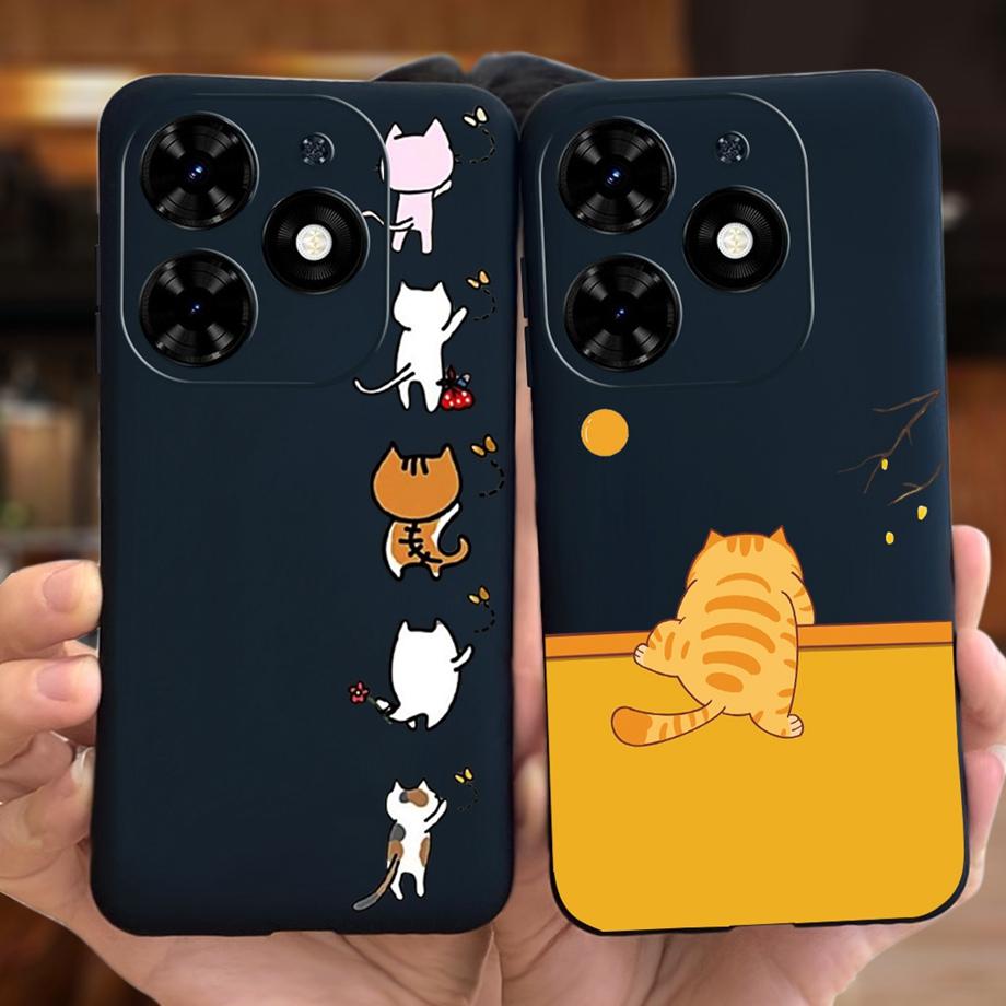 For Tecno Spark GO 2024 Case Spark 20C Spark20 Pop 8 Para Shell Silicone Soft TPU Bumper Cartoon Cool Cute Style Pattern Capas