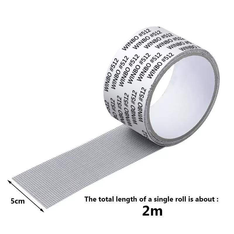 Window Screen Tape Anti-mosquito Screen Repair Subsidy Door Curtain Mosquito Net Hole Patch Repair Self-adhesive Screen Tape