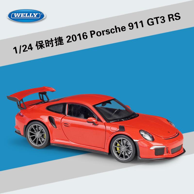 AKEZM1 WELLY 1:24 Scale 1964 Porsche 911 Classic First Generation - Alloy Die-Cast Model with Opening Doors, Collector's Display Gift