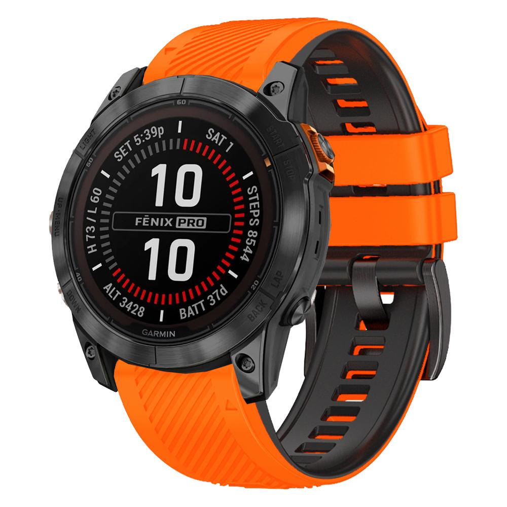 QuickFit 22mm 26mm Silicone Watch Band For Garmin Fenix E 8 5 5X 6X 7 7X/Epix Pro Gen 2 TACTIX/Mk2 Mk2i G1/MARQ/Enduro 3 2 Strap