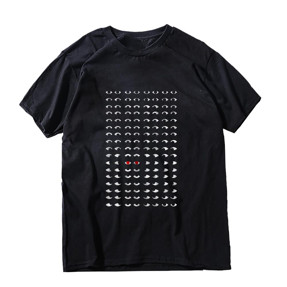 COOLMIND 100% Cotton Schrodinger Cat Print Big Size Men T Shrit Casual Sort Sleeve Cotton Summer Men Tshirt Male Tee Shirts