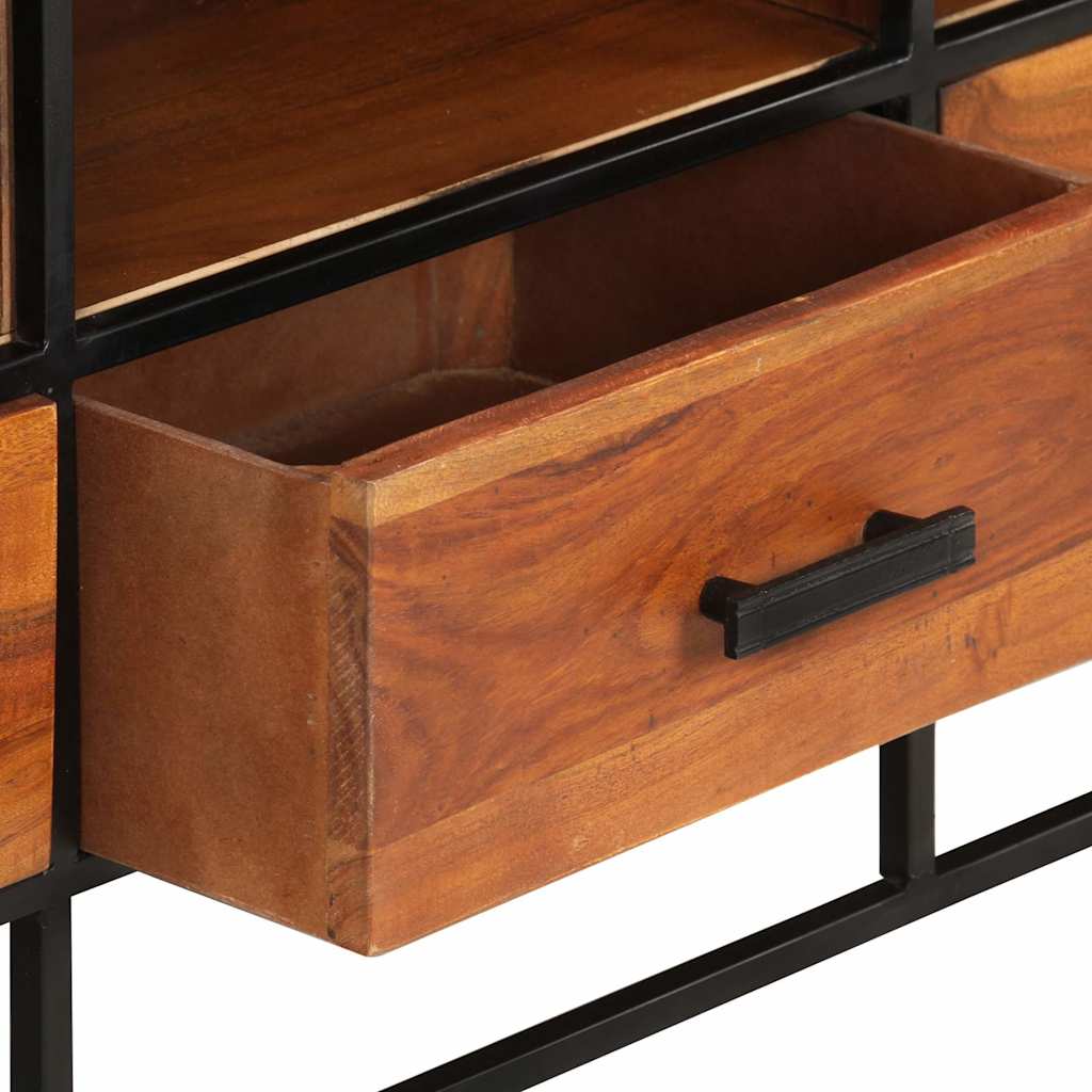 TV Cabinet 110 X 30 X 45 Cm Solid Acacia Wood