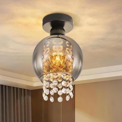 Ceiling Lamp - NETTLIFE - 1 Light - Black Metal - E27 - Scandinavian/Modern
