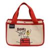 Peanuts Snoopy Canvas Lunch Bag Large Capacity Multifunction Tote Handbag For Daily Use