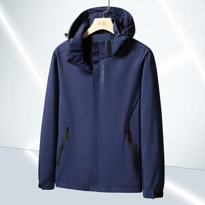 Mans Oversized Loose Outdoor Hiking Windproof and Waterproof Jacket for Men Assault Suit Coats