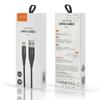 VIDVIE CB491 NYLON USB - Apple Lightning 2.4A Cable, 1.2m Black